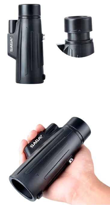 Monoculaire 10x42 Haute Qualité BAK4 pour Chasse et Observation Nocturne