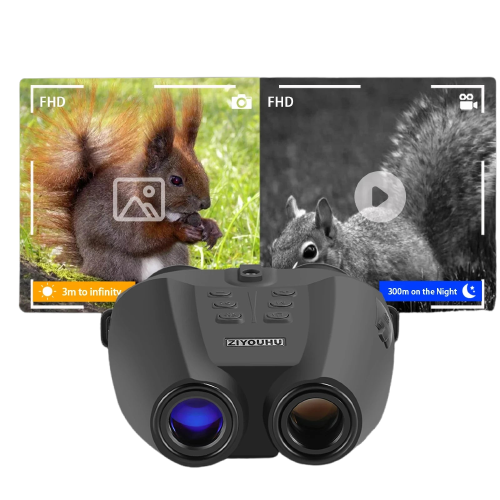 PVS-32: Jumelles Vision Nocturne Numériques avec Caméra Vidéo 1080P et Zoom Puissant
