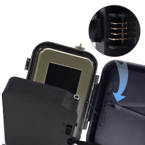 Caméra de Chasse à Vision Nocturne SuntekCam - 4G avec Lentille Double et Vidéo 4K