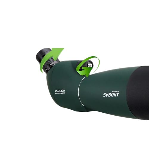 Télescope Monoculaire Puissant 25-75x70 avec Zoom et Étanchéité IPX6