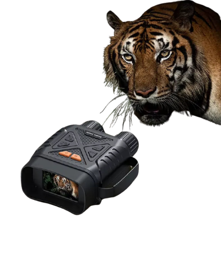 Jumelles Numériques 1080P avec Vision Nocturne Infrarouge et Écran IPS 2.8”