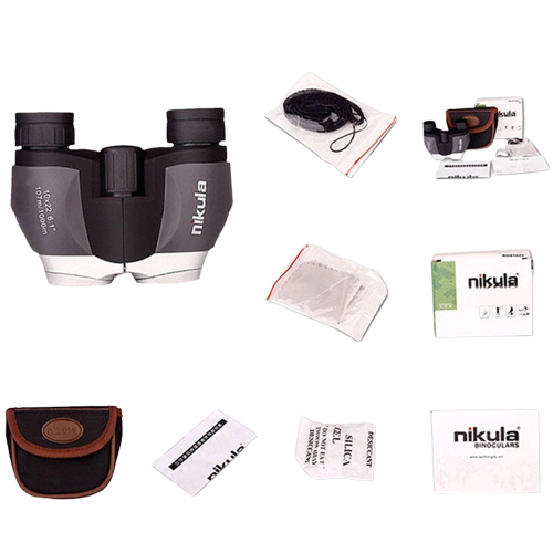 Jumelles Compactes HD 10X22 pour Observation en Plein Air et Randonnée