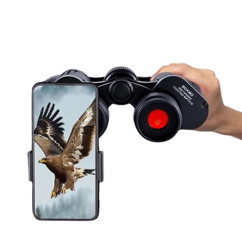 Jumelles 80x80 professionnelles HD 10x avec traitement FMC et châssis robuste pour chasse, camping et randonnée