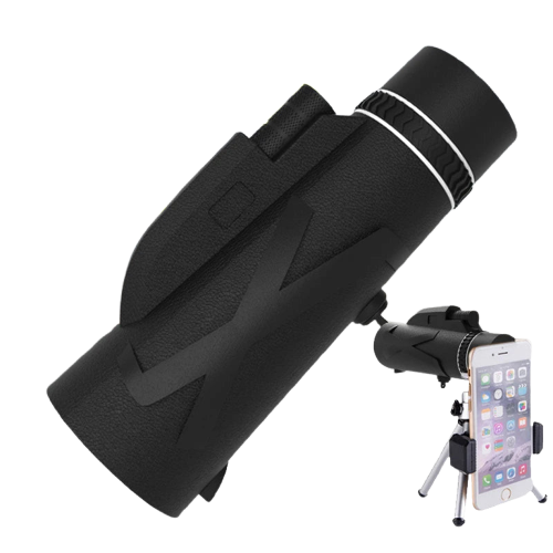 Monoculaire HD 500x Longue Portée Étanche avec Prism BAK4 et FMC