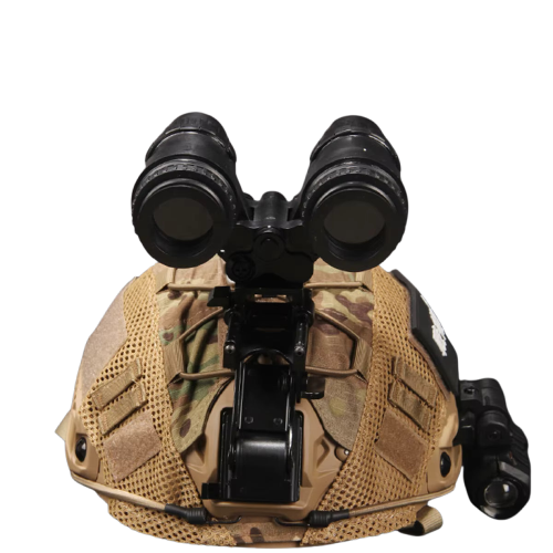 Casque Tactique avec Vision Nocturne et Accessoires pour Activités Extérieures