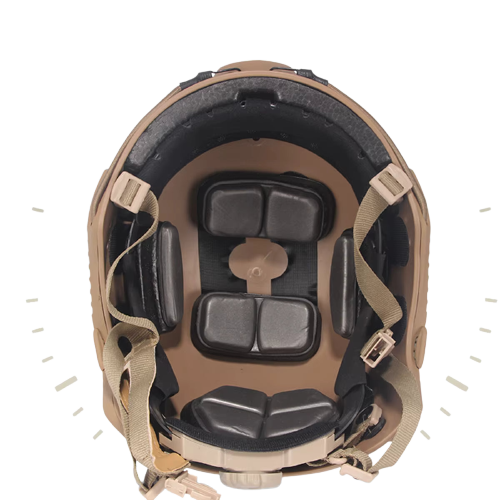 Casque Tactique avec Vision Nocturne et Accessoires pour Activités Extérieures
