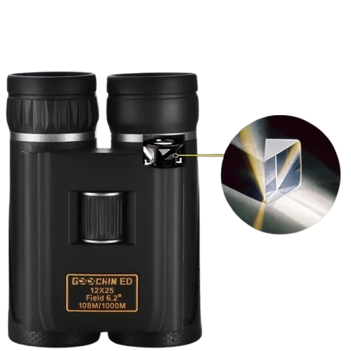 Jumelles Compactes 12x25 ED pour Observation Extérieure Polyvalente