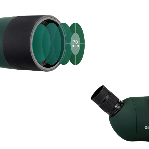 Télescope Monoculaire Puissant 25-75x70 avec Zoom et Étanchéité IPX6
