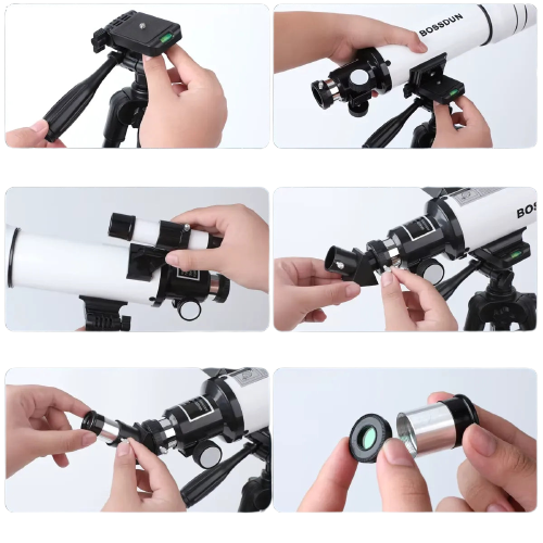 Télescope Monoculaire Professionnel 333x avec Lentilles FMC et Trépied
