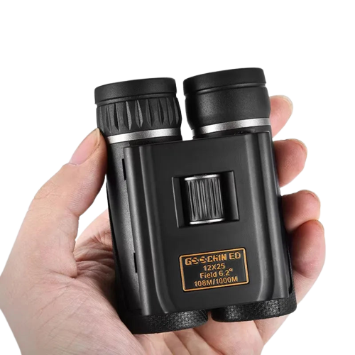 Jumelles Compactes 12x25 ED pour Observation Extérieure Polyvalente