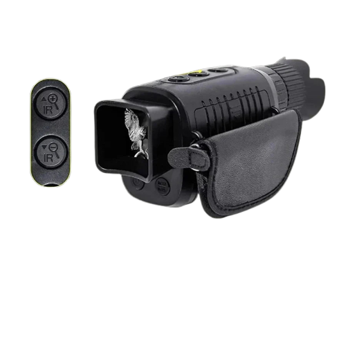Monocle de Vision Nocturne Infrarouge avec Zoom Numérique 5X pour Chasse