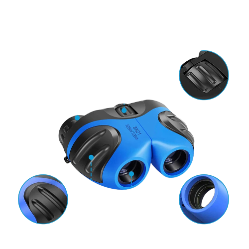 Jumelles 8x21 Compactes pour Enfant – Pour découvrir la nature avec des yeux de lynx