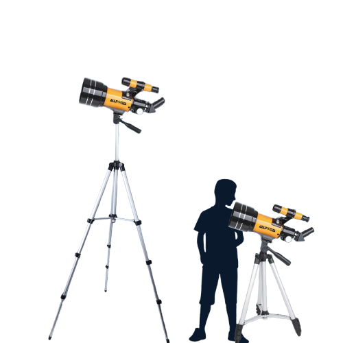 Télescope Réfracteur 150X avec Objectif 70mm et Support Smartphone