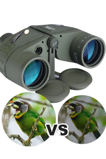 Jumelles Marines 7x50 Étanches avec Vision Nocturne et Télémètre