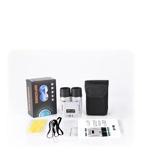 Jumelles Compactes HD à Mise au Point Automatique et Haute Magnification