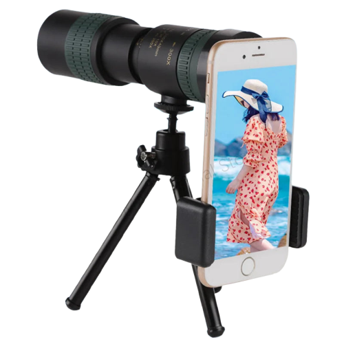 Monoculaire de Chasse Professionnel avec Zoom Puissant et Étanchéité IPX4