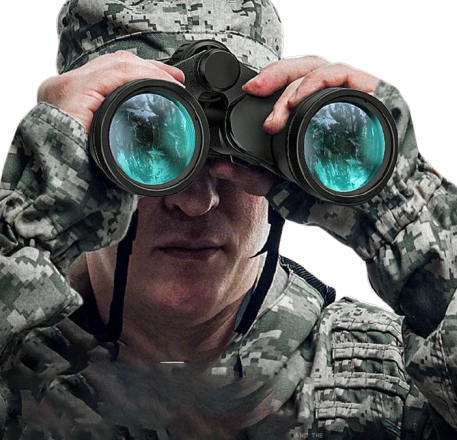 Jumelles Militaires 20X50 HD BAK4 avec Zoom Puissant et Étanchéité IPX4