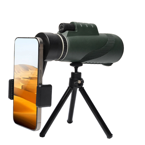 Monoculaire HD 80x100 : Vision Nocturne, Portée Longue, Étanchéité IPX4