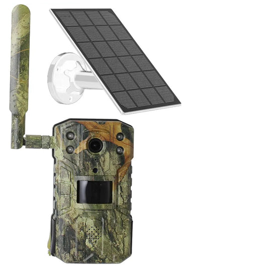 Caméra de Surveillance Solaire Junzheng T31ZX - 4MP 4G pour la Faune avec Vision Nocturne 30M