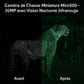 Caméra de Chasse Miniature Mini600 - 20MP avec Vision Nocturne Infrarouge