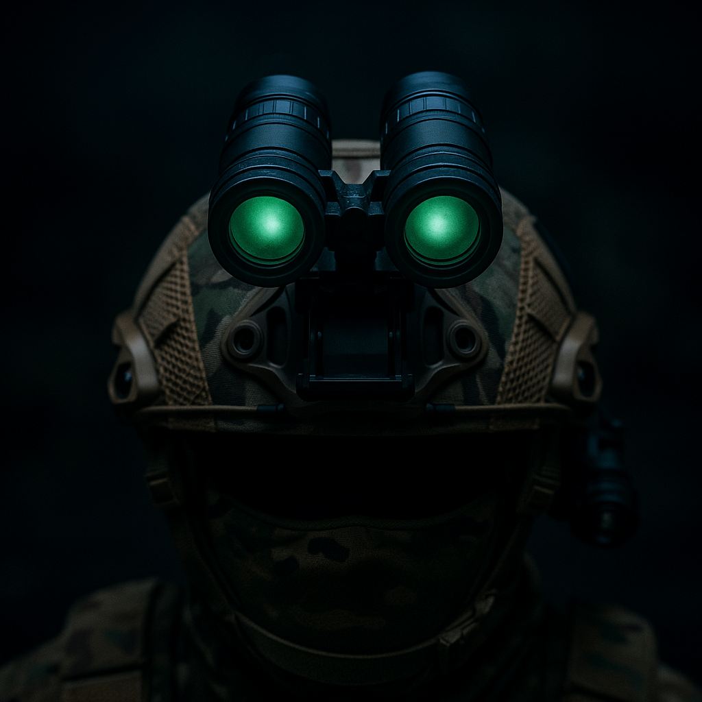 Casque Tactique FASK avec Vision Nocturne (PVS-15) et Accessoires pour Activités Extérieures