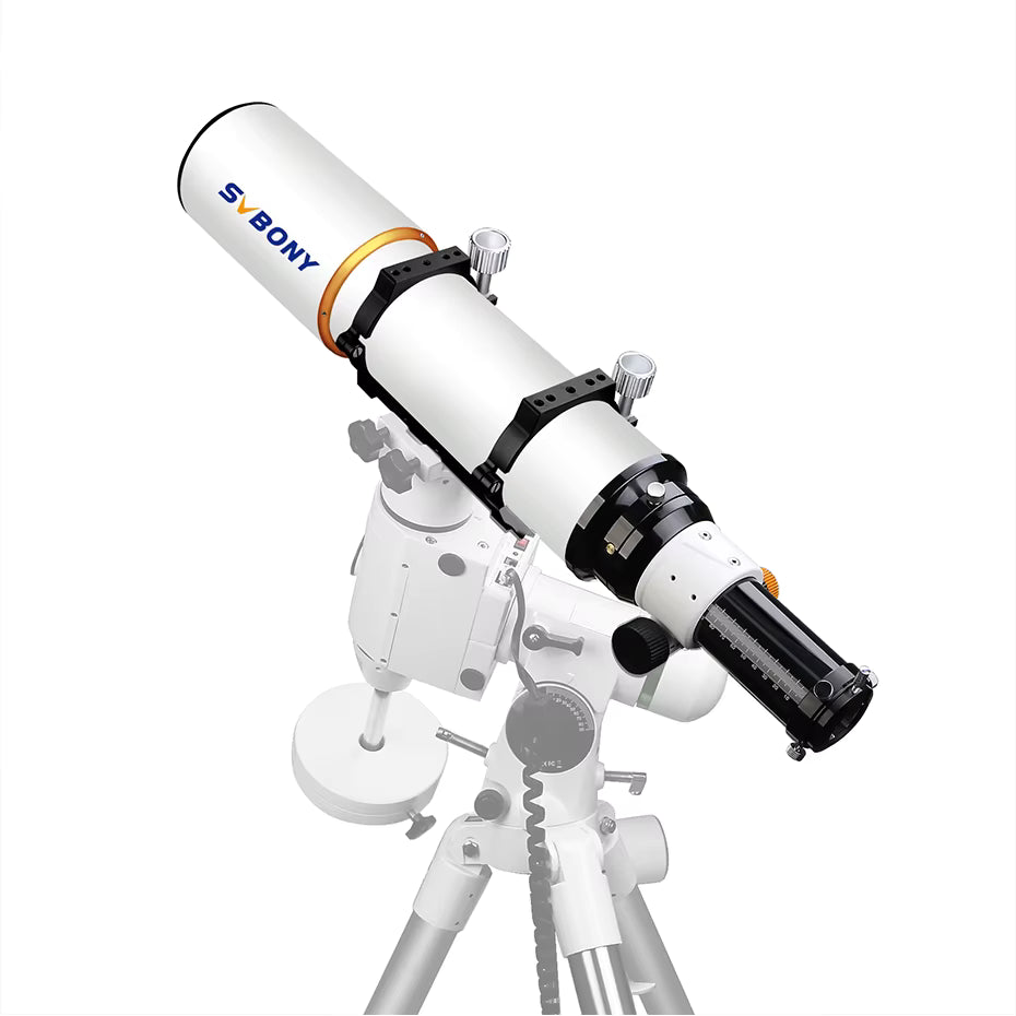 Lunette astronomique apochromatique ED FPL-51 F/6-F/7 pour astrophotographie et observation planétaire