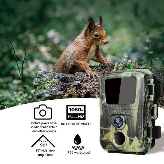 Caméra de Chasse Miniature Mini600 - 20MP avec Vision Nocturne Infrarouge