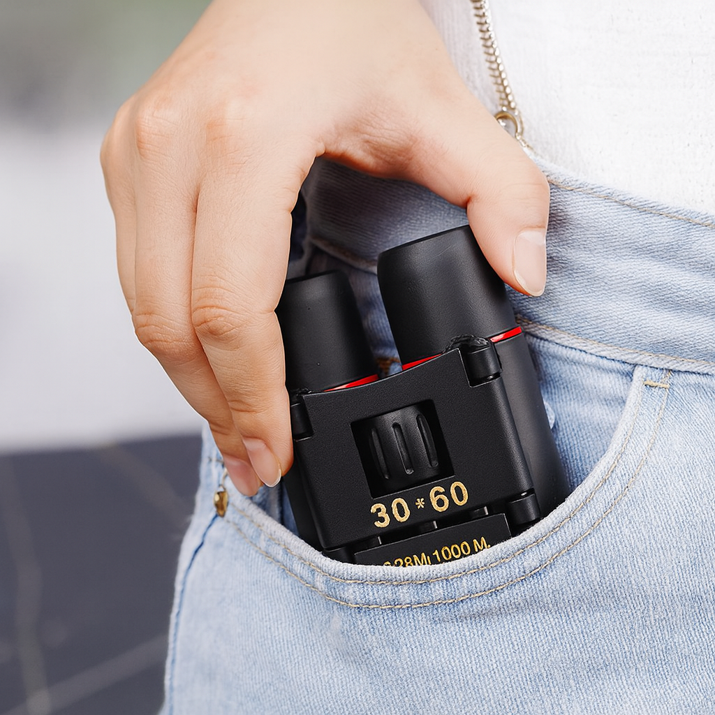 Jumelles Compactes de Poche pour Observation et Spectacles - Haute Définition