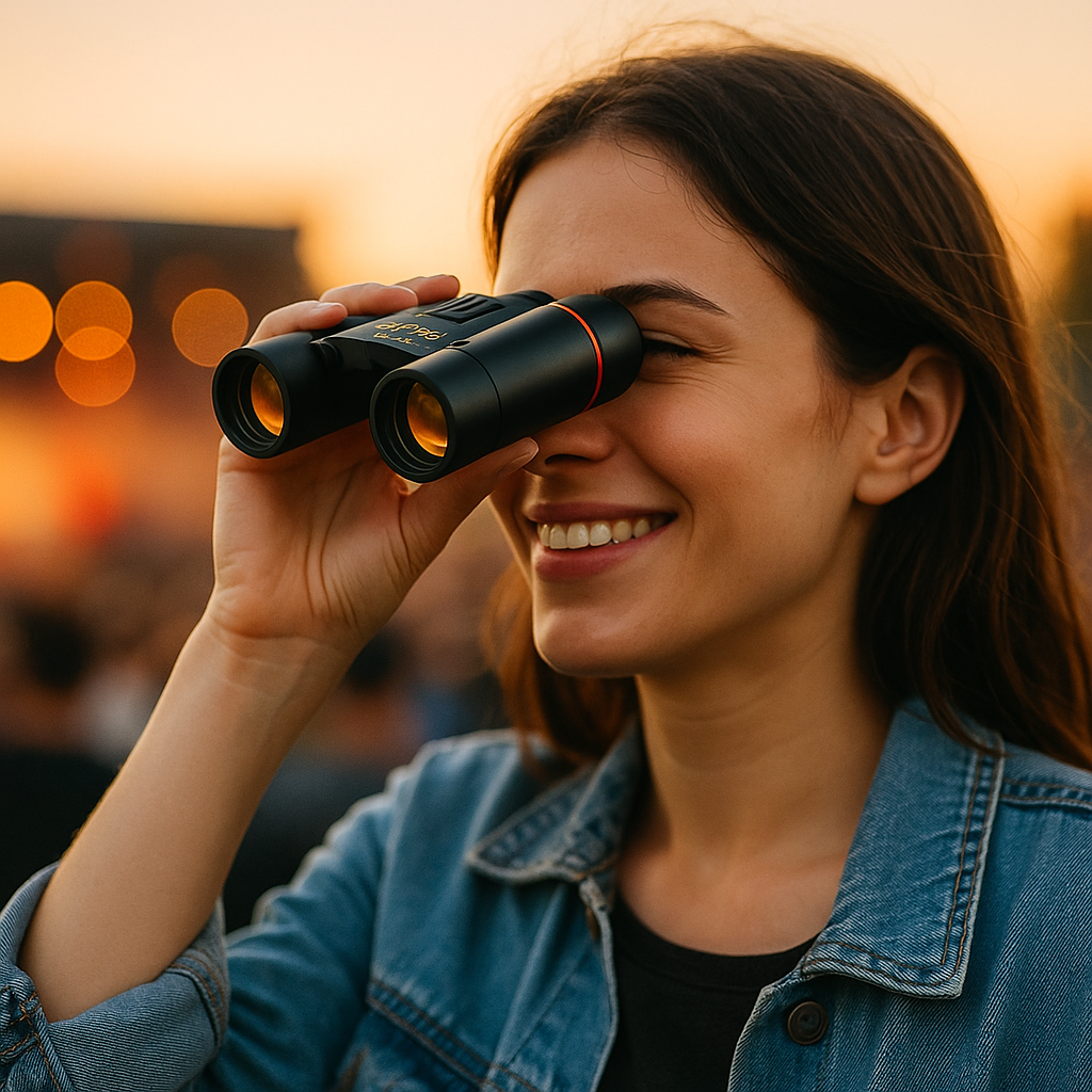 Jumelles Compactes de Poche pour Observation et Spectacles - Haute Définition