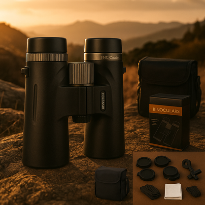 Jumelles HD 12x42 : Performance Longue Portée et Étanchéité IPX6