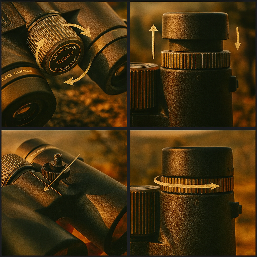 Jumelles HD 12x42 : Performance Longue Portée et Étanchéité IPX6