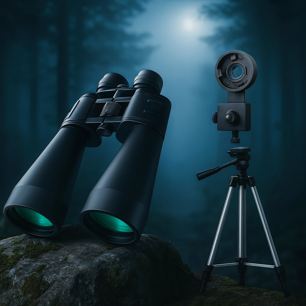 Jumelles Puissantes 10-380x100 pour Chasse et Observation Nocturne