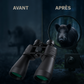 Jumelles Puissantes 10-380x100 pour Chasse et Observation Nocturne