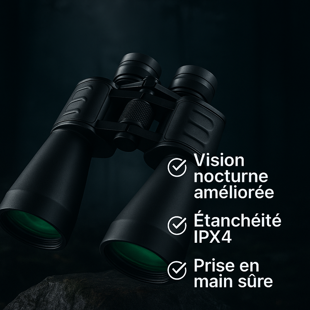 Jumelles Puissantes 10-380x100 pour Chasse et Observation Nocturne