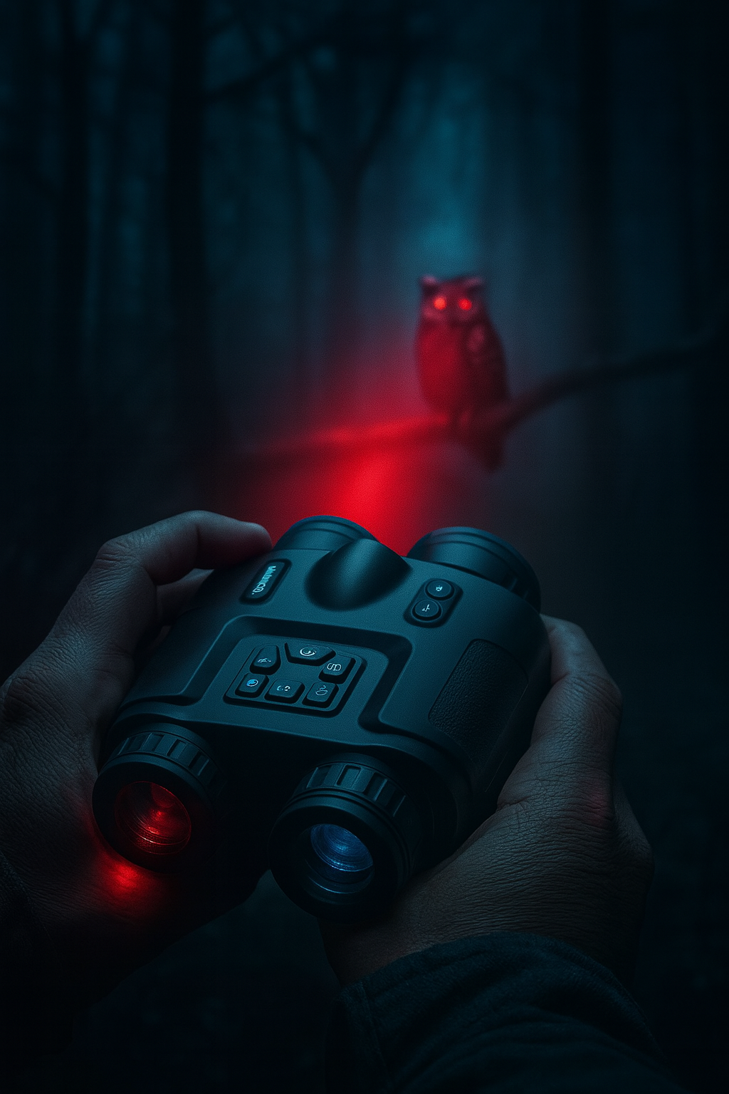 Jumelles Vision Nocturne 4K avec Zoom Numérique 8X et Capteur Infrarouge