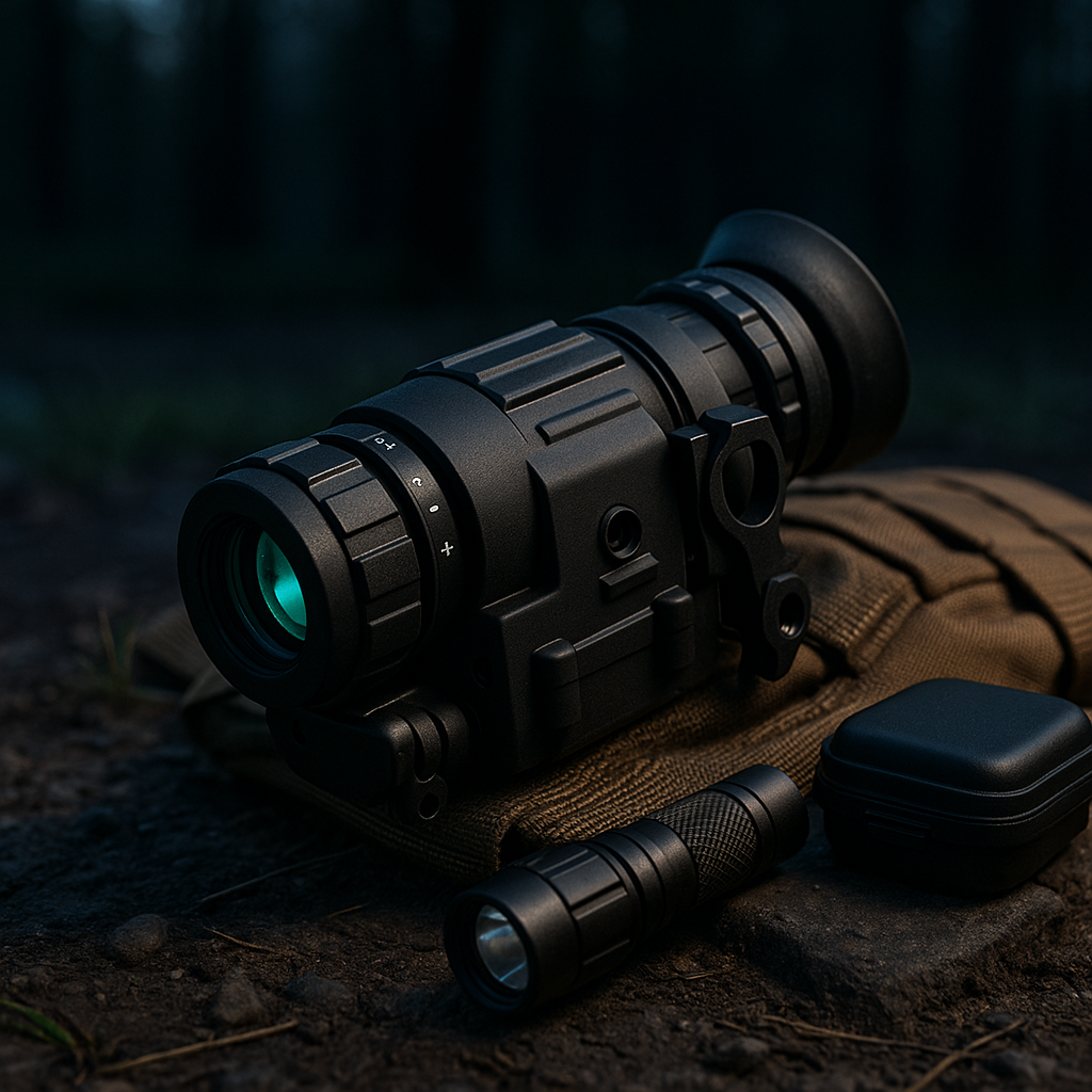 Lunettes de Vision Nocturne Numériques HD PVS-14 - Polyvalentes pour Sécurité et Observation