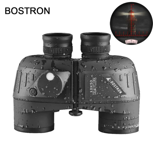 Télescope Militaire 10x50 Étanche avec Boussole et Télémètre