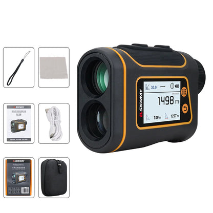 Télémètre Laser SNDWAY SW-600A à SW-1500A – Mesure Longue Distance Golf, Chasse, Outdoor et BTP