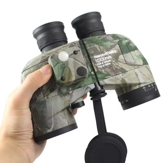 Jumelles Marines 10x50 Étanches avec Compas et Vision Nocturne