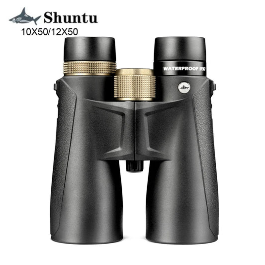 Jumelles Professionnelles 10x50/12x50 Étanches avec Optique HD et Champ Large