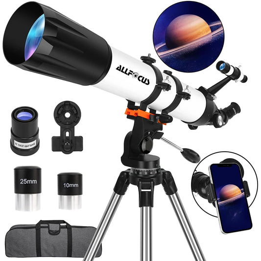 Télescope Astronomique Haute Puissance avec Large Ouverture et Trépied Stable