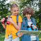 Jumelles Enfant Colorées 4X30mm Résistantes et Légères pour Exploration Nature