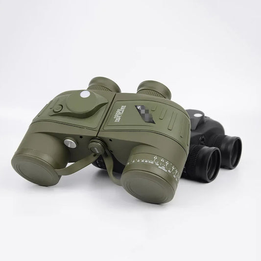 Jumelles Marines Étanches 10x50 avec Vision Nocturne et Compas Intégré