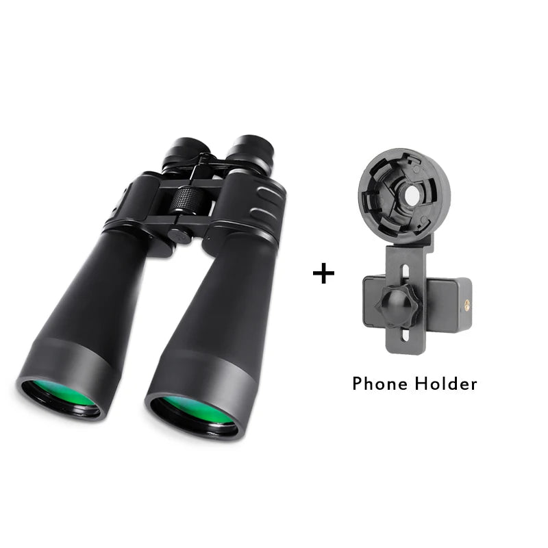 Jumelles Puissantes 10-380x100 pour Chasse et Observation Nocturne