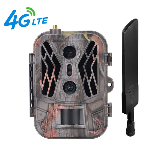 Caméra de Chasse à Vision Nocturne SuntekCam - 4G avec Lentille Double et Vidéo 4K