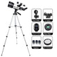 Télescope Réfracteur 150X avec Objectif 70mm et Support Smartphone