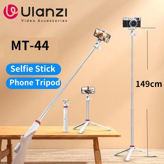 Support Trépied Polyvalent pour Selfies et Vidéo avec Fixation Téléphone