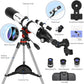 Télescope Astronomique Haute Puissance avec Large Ouverture et Trépied Stable