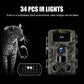 Caméra de Chasse Nocturne PR700 - 36MP avec Vision Infrarouge et Détection Rapide
