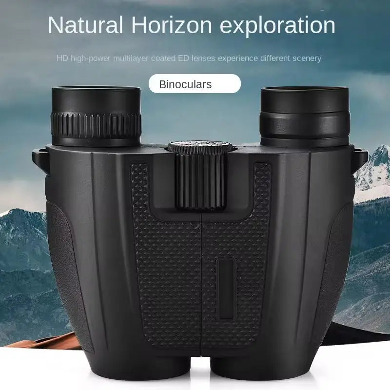 Jumelles Compactes HD 10x25 : Vision Nocturne, Étanches, Légères pour Randonnée